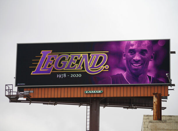 Kobe Bryant BILLBOARD ON I-94. PHOTO AMI NICOLE / ACRONYM