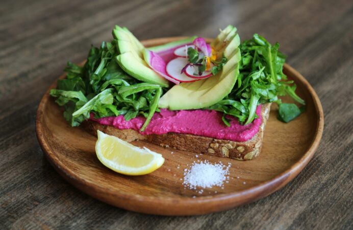 food on plate // fruits and veggies // AVOCADO TOAST; PHOTO BY LACEY WILLIAMS / UNSPLASH