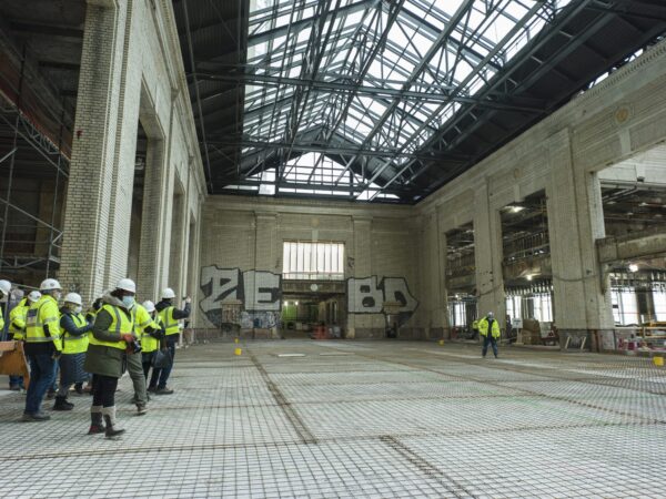 INSIDE MICHIGAN CENTRAL IN CORKTOWN