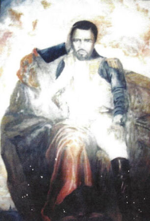 BERRY GORDY AS NAPOLEON BY ARTIST DEVON CUNNINGHAM