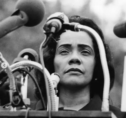 CORETTA SCOTT KING SPEECH, PHOTO @BASBLUEUS ON INSTAGRAM