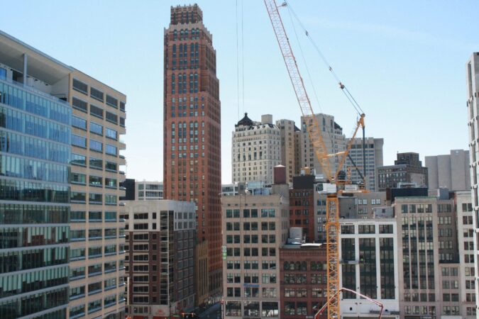 DOWNTOWN DETROIT. PHOTO EMILY FISHER