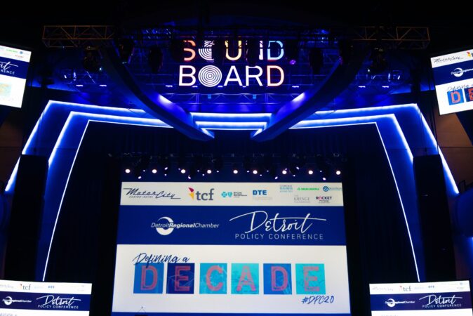 DPC20 AT MOTOR CITY CASINO'S SOUND BOARD. PHOTO AMI NICOLE / ACRONYM