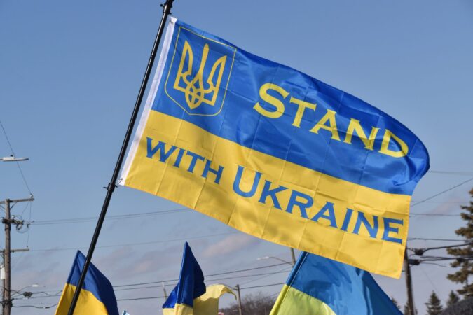 UACRCM PROMOTES DEMONSTRATIONS SUPPORTING UKRAINE IN MICHIGAN. PHOTO ZENON KUSZCZAK