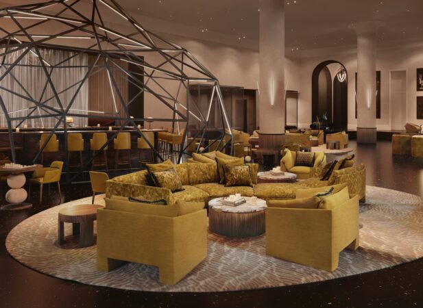 THE DAXTON HOTEL LOBBY. RENDERING BY APARIUM HOTEL GROUP