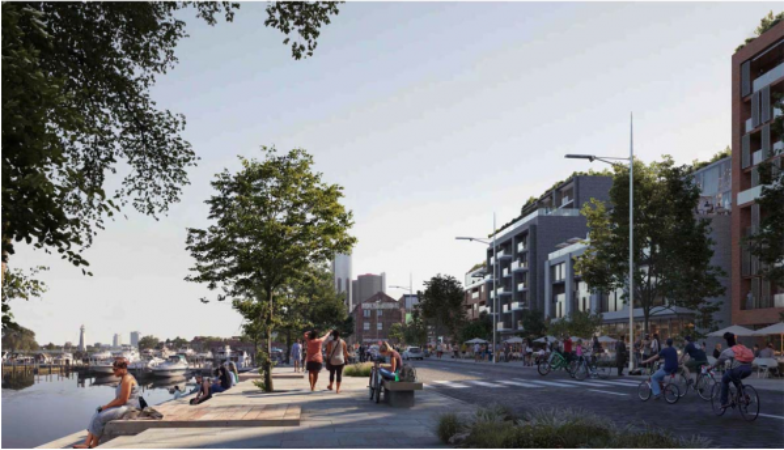 THE LOOK OF THE EAST RIVERFRONT FRAMEWORK PLAN. MPA