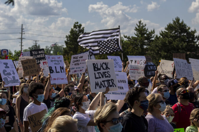 protests // A MARCH IN MACOMB COUNTY. PHOTO JOHN BOZICK