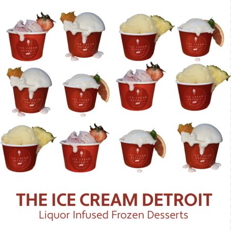 The Ice Cream Detroit alcohol-infused flavors