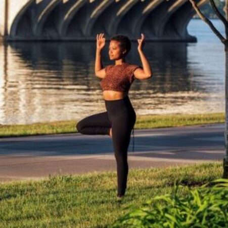 Mindful Mondays weekly wellness at Gabriel Richard Park