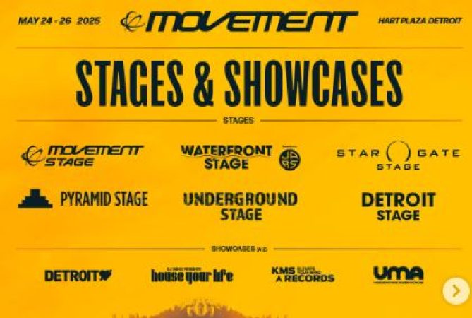 Your Movement 2025 stage lineups are here