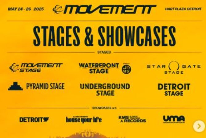 Your Movement 2025 stage lineups are here