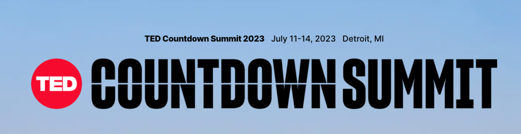 TED COUNTDOWN SUMMIT COMING TO DETROIT