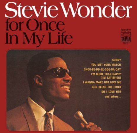 STEVIE WONDER'S FOR ONCE IN MY LIFE ALBUM, RELEASED IN 1968 BY TAMLA RECORDS, PHOTO @MOTOWNMUSEUM ON INSTAGRAM