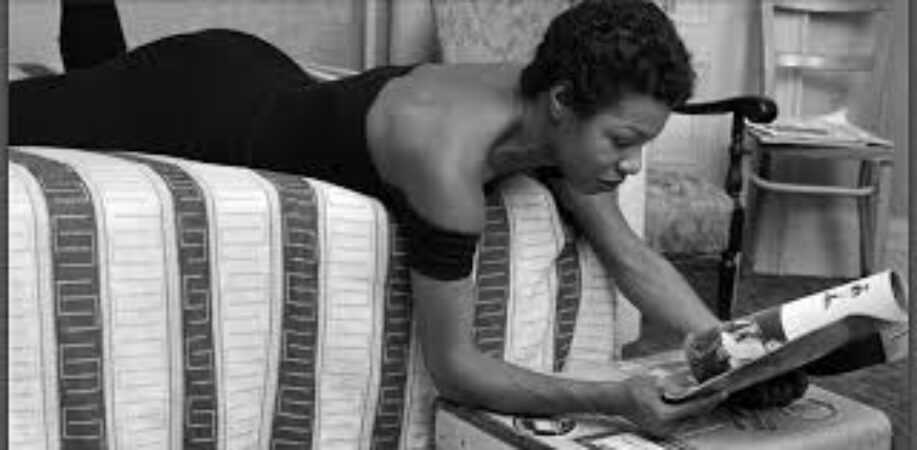 MAYA ANGELOU, WORKING FROM BED