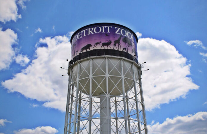 WATER TOWER DETROIT ZOO