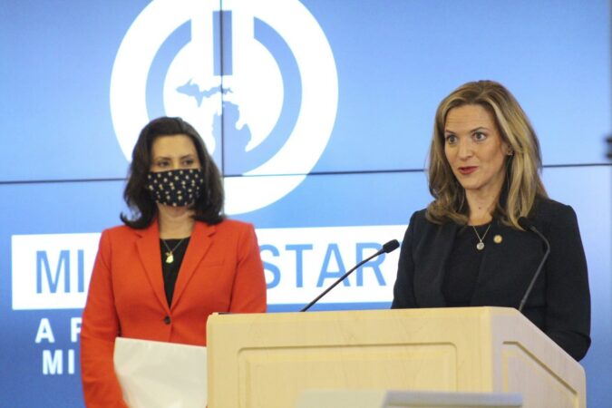 Michigan bars GOVERNOR GRETCHEN WHITMER AND MDHHS CHIEF DEPUTY FOR HEALTH AND CHIEF MEDICAL EXECUTIVE DR. JONEIGH KHALDUN.