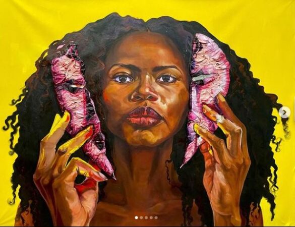 "BEREAVEMENT?"PAINTING BY SYDNEY JAMES / @SYDNEYGJAMES ON INSTAGRAM