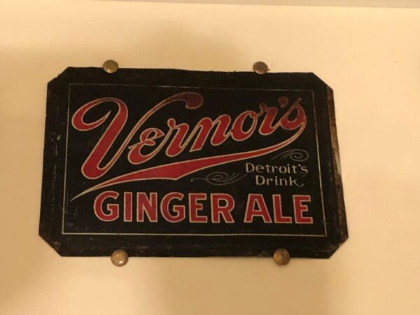 ORIGINAL VERNORS SIGN. KEITH WUNDERLICH