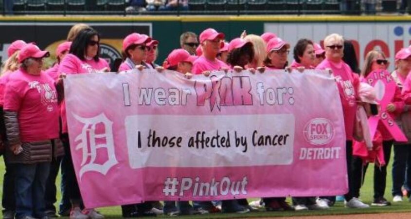 #PINKOUT THE PARK, PHOTO @TIGERS ON INSTAGRAM