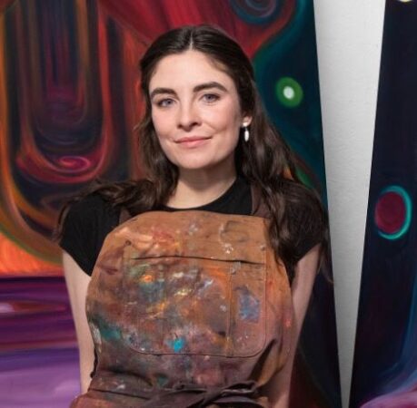 ZOE MCGUIRE'S FIRST EXIBITION, EARTHSHINE OPENS MAY 6, PHOTO @LIBRARYSTREETCOLLECTIVE ON INSTAGRAM